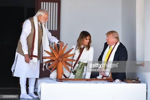 ট্রাম্প,মেলানিয়া,মোদি