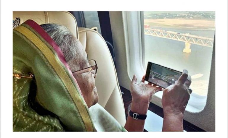 প্রধানমন্ত্রী শেখ হাসিনা।