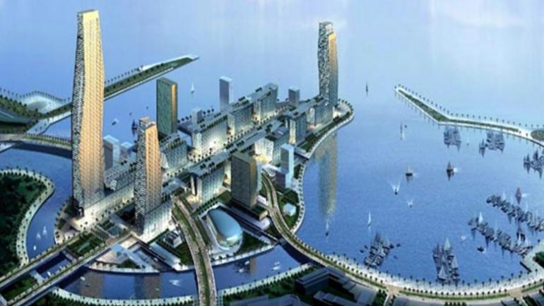 পানির ওপর তৈরি হচ্ছে শহর
