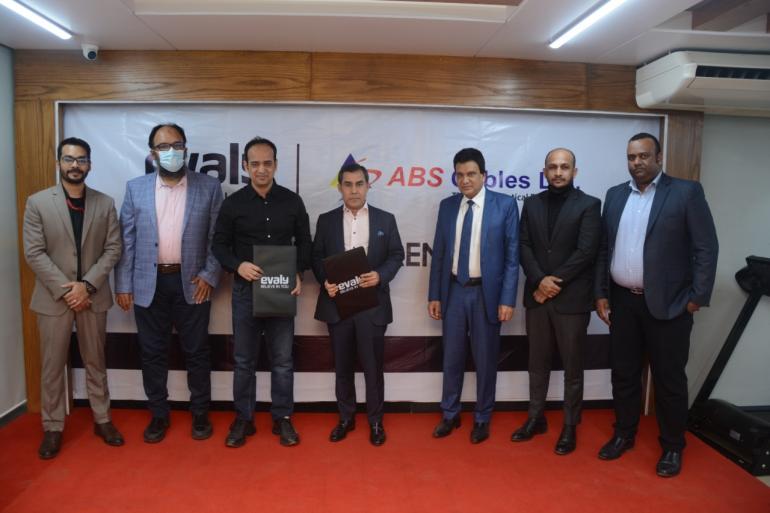 এবিএস ক্যাবলস্ লিঃ এর পক্ষে প্রতিষ্ঠানটির ব্যবস্থাপনা পরিচালক জনাব কাউসার জামান বাপ্পী এবং ই-ভ্যালী’র পক্ষে প্রতিষ্ঠানটির ব্যবস্থাপনা পরিচালক  মোহাম্মদ রাসেল উক্ত চুক্তিতে স্বাক্ষর করেন।