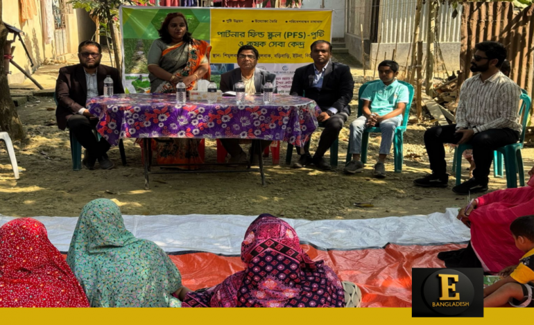 কৃষকদের আগ্রহ যোগাচ্ছেন পার্টনার প্রকল্প।
