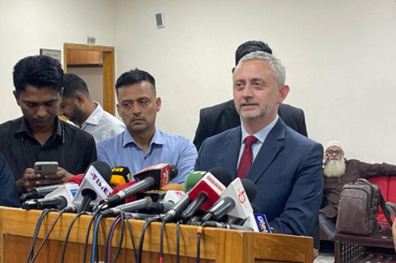 ইউরোপীয় ইউনিয়নের (ইইউ) রাষ্ট্রদূত মাইকেল মিলার