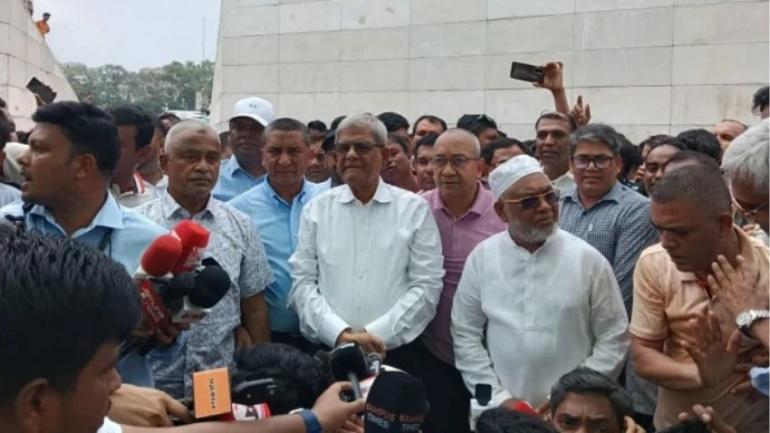 তারুণ্যের হাতেই দেশের উন্নয়ন নির্ভর করছে: মির্জা ফখরুল