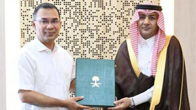 প্রধানমন্ত্রীর সঙ্গে সৌদি রাষ্ট্রদূতের সাক্ষাৎ, যুবরাজের চিঠি হস্তান্তর